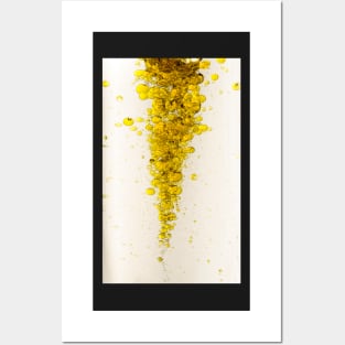 golden bubbles Posters and Art